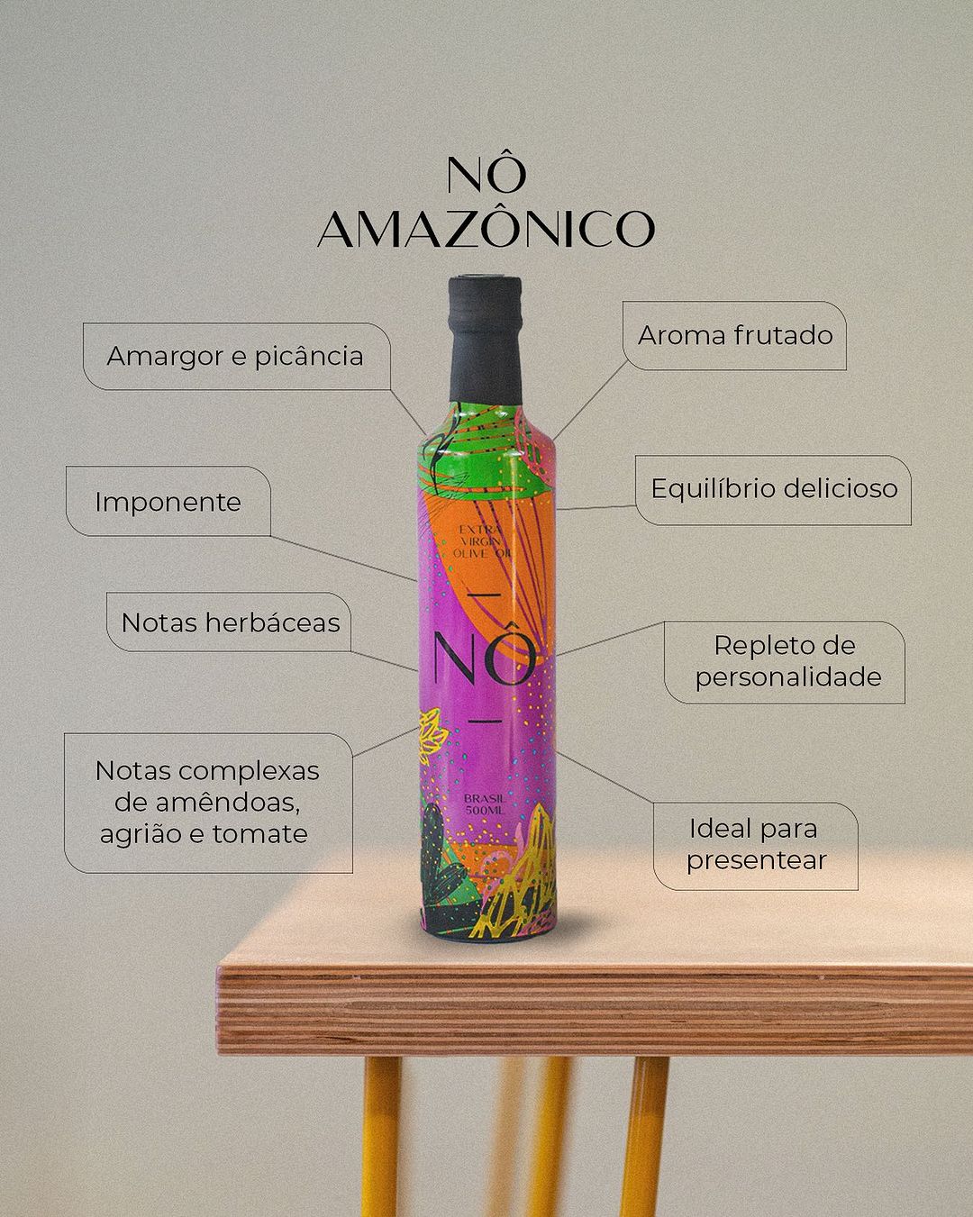 Nô Amazônico 500ML - Safra 2024 - Nô Azeites | Shop