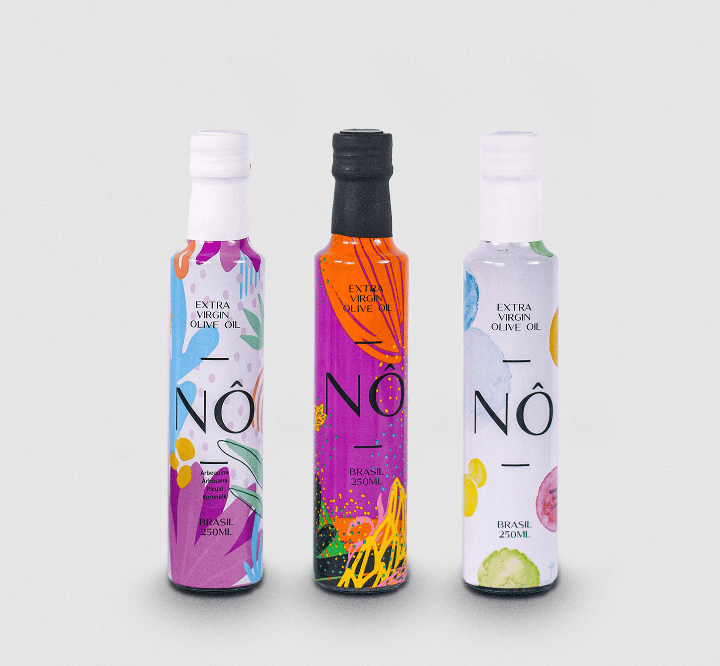 NÔ FLORAL 250ML + NÔ AMAZÔNICO 250ML + NÔ TERCEIRA EDIÇÃO 250ML - Nô Azeites | Shop