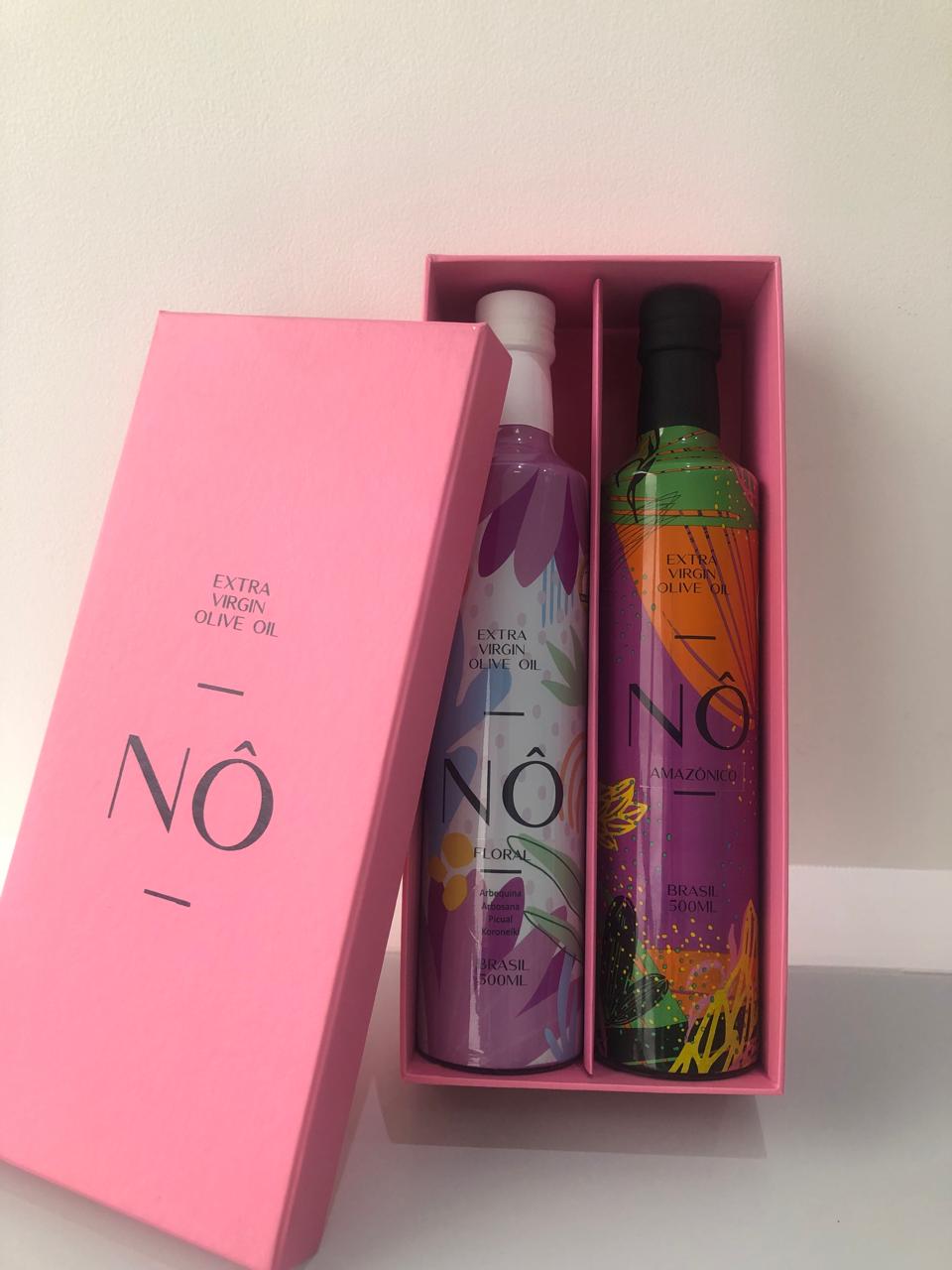 Caixa Presente rosa - Amazônico + Floral - Minha loja NÔ